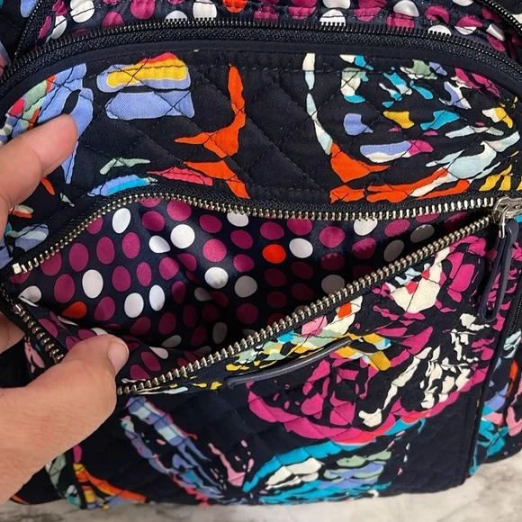 Vera Bradley ICONIC XL CAMPUS BACKPACK BUTTERFLY FLUTTER SIGNATURE Shop Vera Bradley Iconic Xl Campus Backpack, – Luggage Factory main image 3